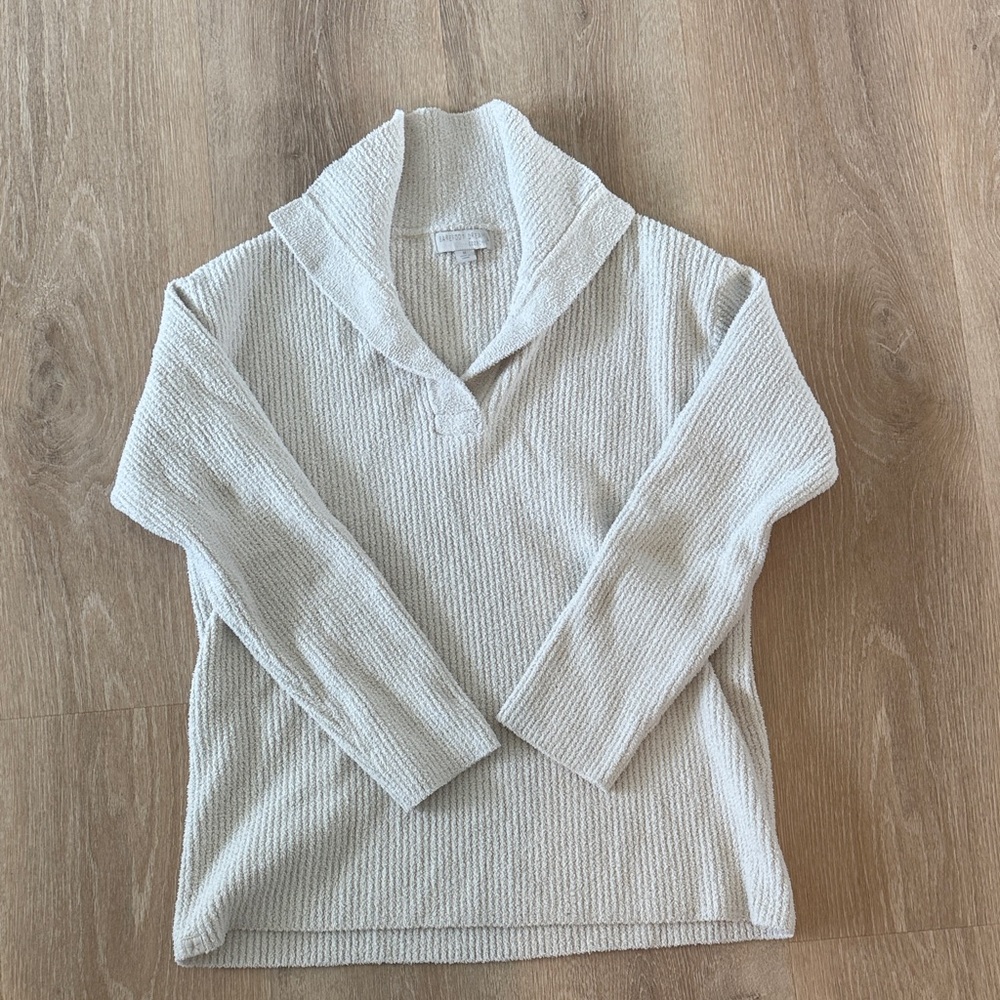 Barefoot Dreams collared sweater